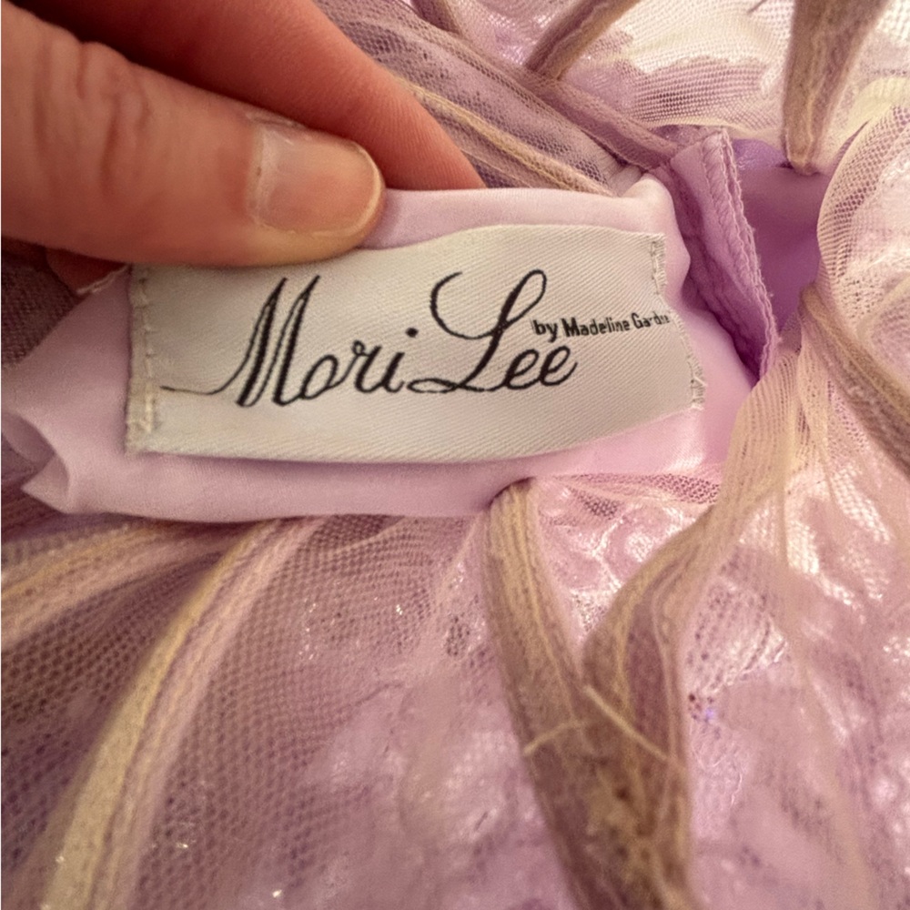 Mori Lee by Madeline Gardner gown in purple. Showstoppingly gorgeous in EUC. - Picture 5 of 14